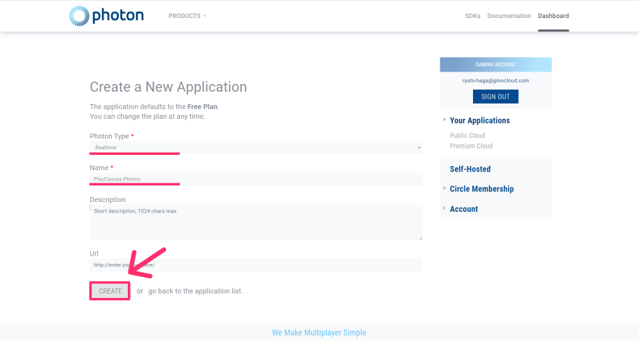 Create Real Time Project